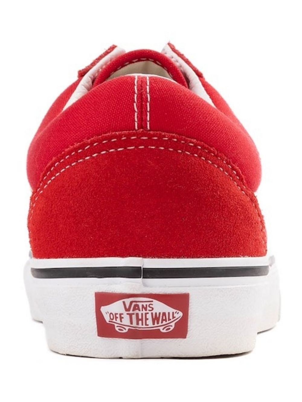 VANS Old Skool Racing Red & True White Sneakers Size Men's 5 / Women's 6.5 - Picture 4 of 12